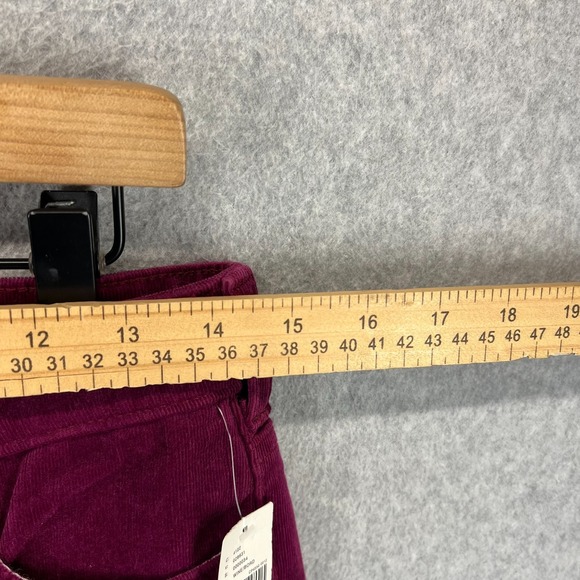 Anthropologie Pilcro High-Rise Skinny Corduroy Pants Womens 28 Purple NWT - Picture 6 of 11